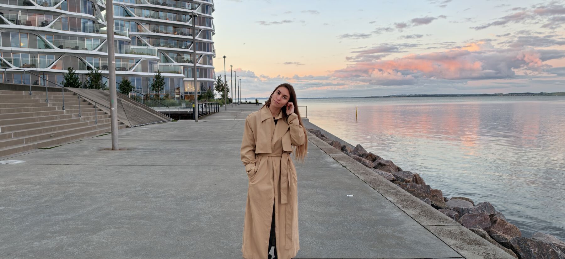 Olga by the waterfront in Aarhus, Denmark
